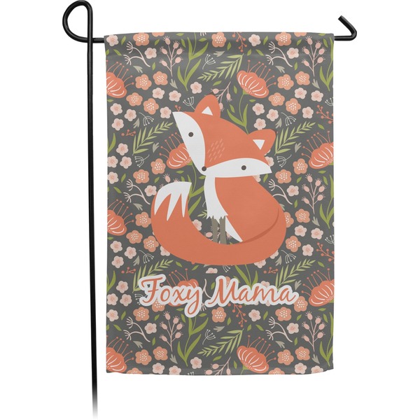 Custom Foxy Mama Small Garden Flag - Double Sided