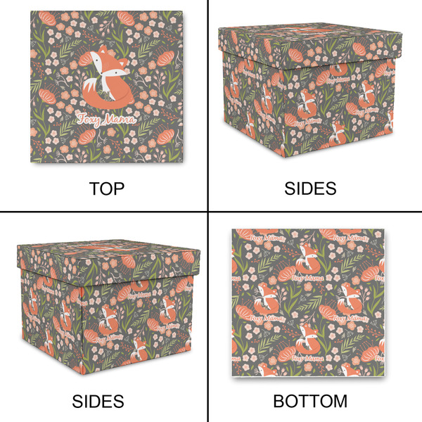 Foxy Mama Gift Boxes with Lid - Canvas Wrapped - Medium - Approval