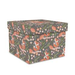 Foxy Mama Gift Box with Lid - Canvas Wrapped - Medium