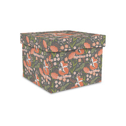Foxy Mama Gift Box with Lid - Canvas Wrapped - Small
