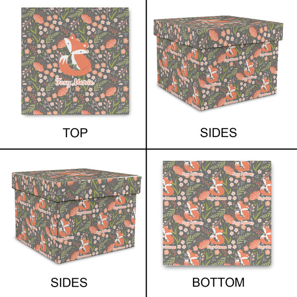 Foxy Mama Gift Boxes with Lid - Canvas Wrapped - X-Large - Approval