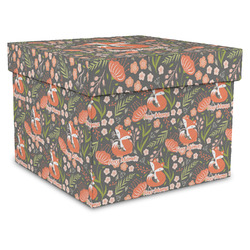Foxy Mama Gift Box with Lid - Canvas Wrapped - X-Large