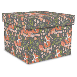 Foxy Mama Gift Box with Lid - Canvas Wrapped - XX-Large