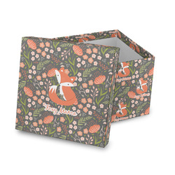 Foxy Mama Gift Box with Lid - Canvas Wrapped