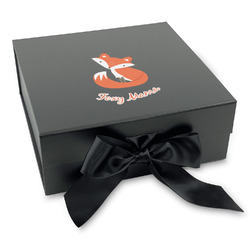 Foxy Mama Gift Box with Magnetic Lid - Black