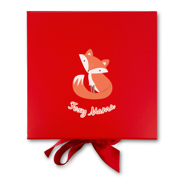 Foxy Mama Gift Boxes with Magnetic Lid - Red - Approval