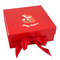 Foxy Mama Gift Boxes with Magnetic Lid - Red - Front