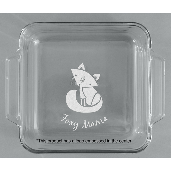 Foxy Mama Glass Cake Dish - APPROVAL (8x8)
