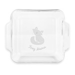 Foxy Mama Glass Cake Dish with Truefit Lid - 8in x 8in