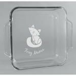 Foxy Mama Glass Cake Dish - 8in x 8in