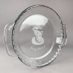 Foxy Mama Glass Pie Dish - 9.5in Round
