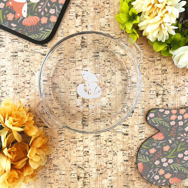 Foxy Mama Glass Pie Dish - LIFESTYLE