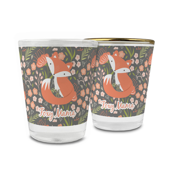 Custom Foxy Mama Glass Shot Glass - 1.5 oz