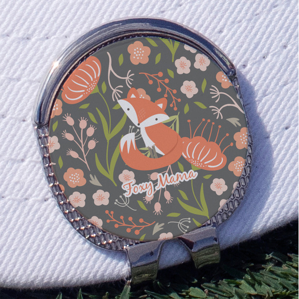 Custom Foxy Mama Golf Ball Marker - Hat Clip