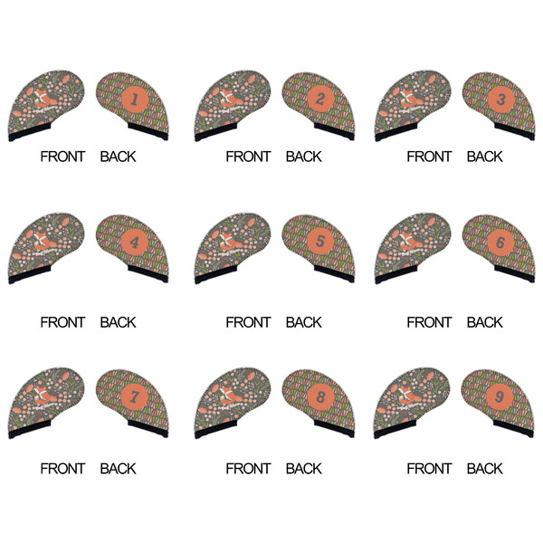 Foxy Mama Golf Club Covers - APPROVAL (set of 9)