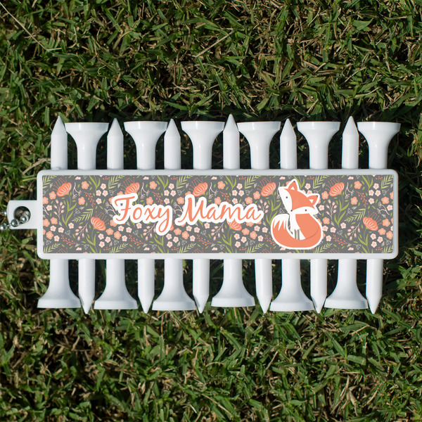 Custom Foxy Mama Golf Tees & Ball Markers Set