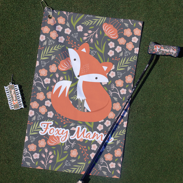 Custom Foxy Mama Golf Towel Gift Set
