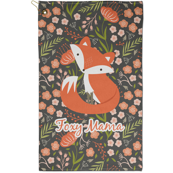 Custom Foxy Mama Golf Towel - Poly-Cotton Blend - Small