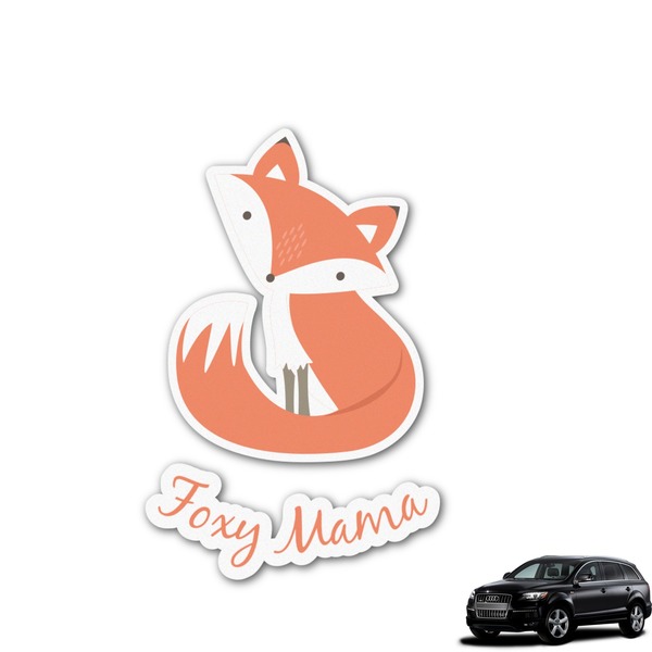 Custom Foxy Mama Graphic Car Decal