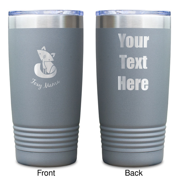 Foxy Mama Gray Polar Camel Tumbler - 20oz - Double Sided - Approval