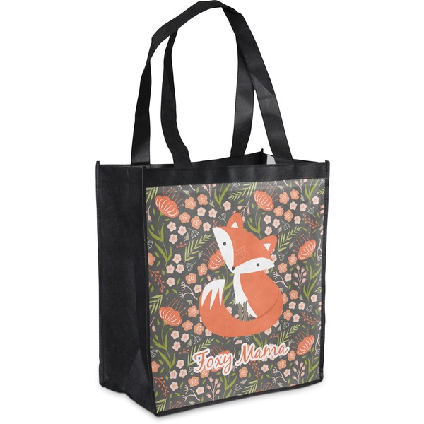 Custom Foxy Mama Grocery Bag