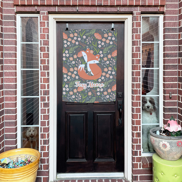 Foxy Mama House Flags - Double Sided - (Over the door) LIFESTYLE