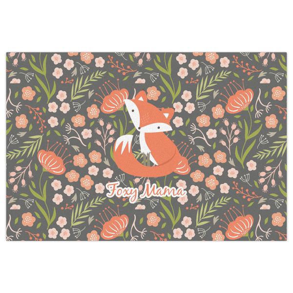 Foxy Mama Indoor / Outdoor Rug - 2'x3' - Front Flat