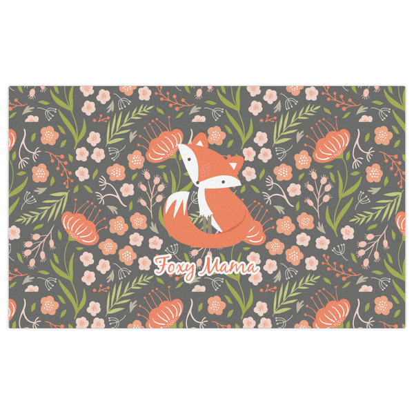 Foxy Mama Indoor / Outdoor Rug - 3'x5' - Front Flat