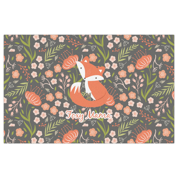 Foxy Mama Indoor / Outdoor Rug - 5'x8' - Front Flat