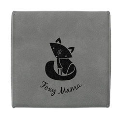 Foxy Mama Jewelry Gift Box - Engraved Leather Lid