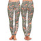 Foxy Mama Ladies Leggings - Front and Back