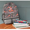 Foxy Mama Large Backpack - Gray - On Desk