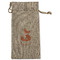 Foxy Mama Large Burlap Gift Bags - Front