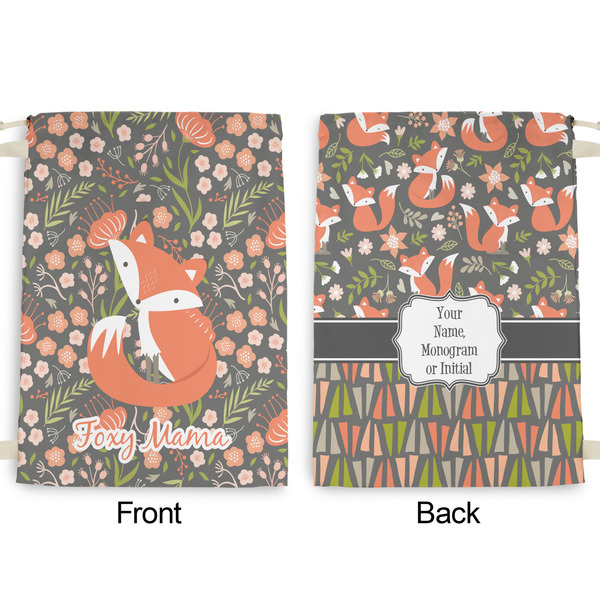 Foxy Mama Large Laundry Bag - Front & Back View