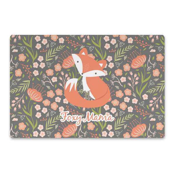 Custom Foxy Mama Large Rectangle Car Magnet