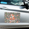 Foxy Mama Large Rectangle Car Magnets- In Context