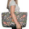 Foxy Mama Large Rope Tote Bag - In Context View