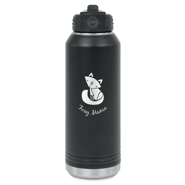 Custom Foxy Mama Water Bottles - Laser Engraved - Front & Back