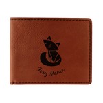 Foxy Mama Leatherette Bifold Wallet - Double Sided
