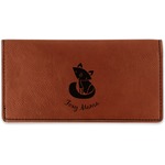 Foxy Mama Leatherette Checkbook Holder - Double Sided