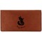Foxy Mama Leatherette Checkbook Holder - Single Sided