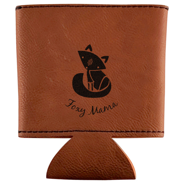 Custom Foxy Mama Leatherette Can Sleeve