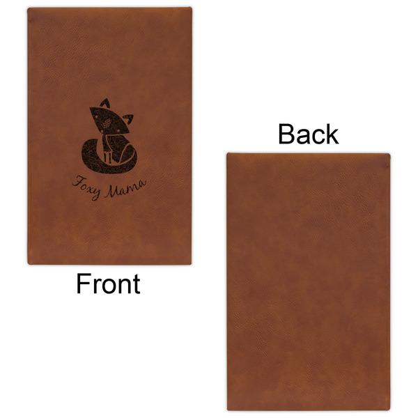 Foxy Mama Leatherette Sketchbooks - Small - Single Sided - Front & Back View