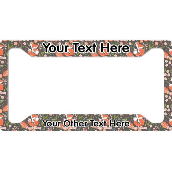 Custom Foxy Mama License Plate Frame