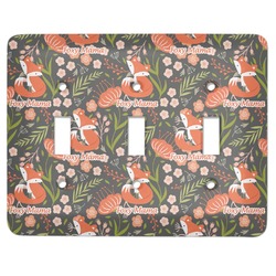 Foxy Mama Light Switch Cover (3 Toggle Plate)
