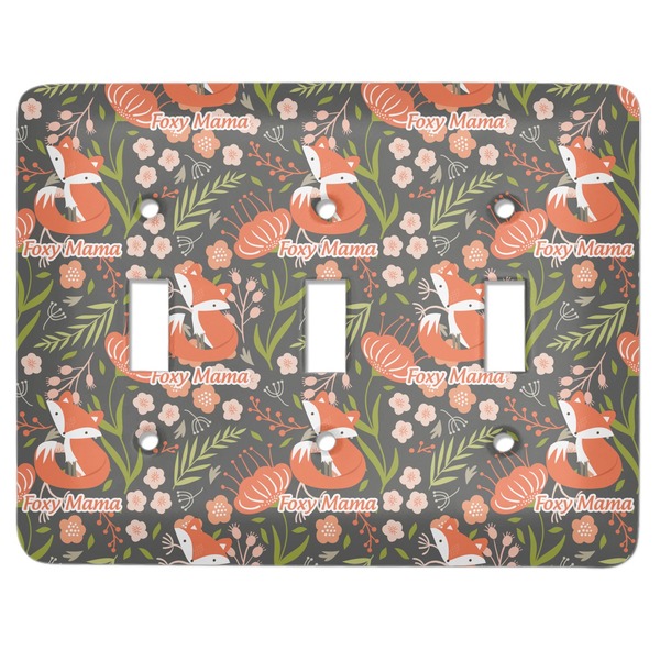 Custom Foxy Mama Light Switch Cover (3 Toggle Plate)