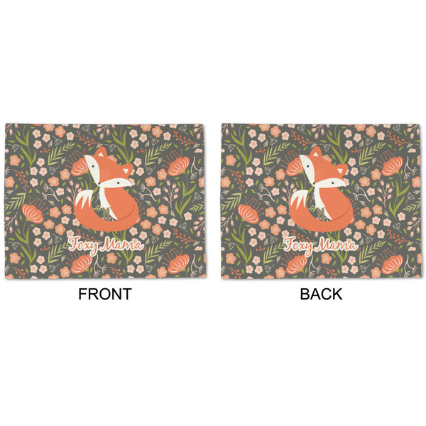 Foxy Mama Linen Placemat - APPROVAL (double sided)