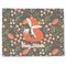 Foxy Mama Single-Sided Linen Placemat - Single