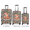 Foxy Mama Luggage Bags all sizes - With Handle