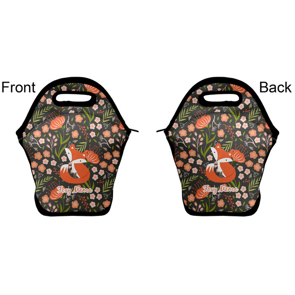 Foxy Mama Lunch Bag - Front and Back